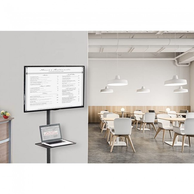 Techly Trolley Floor Stand LCD/LED/Plasma 23 Techly Trolley Floor Stand LCD/LED/Plasma 23