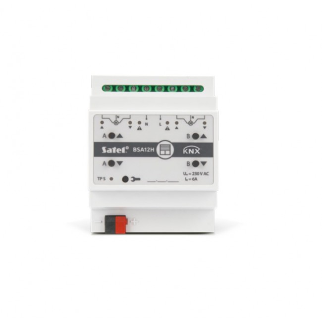 SATEL KNX 2-Channel Louvre Actuator 230V AC KNX-BSA12H