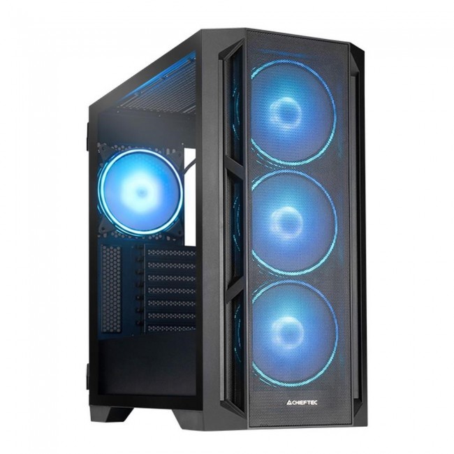 Chieftec PC- Geh use GA-01B-L-OP APEX LUMO Midi Tower Black