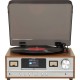 Denver MRD-52 retro stereo system with light wood turntable