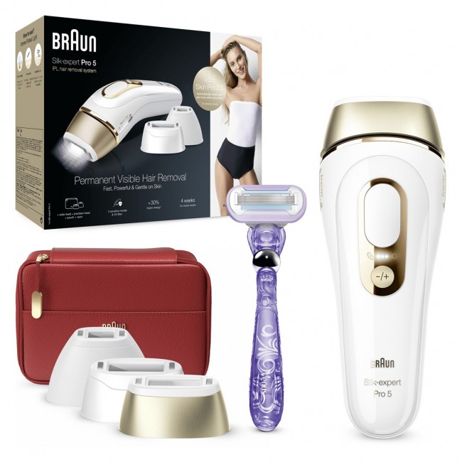 Braun Silk-expert Pro Silk expert Pro 5 PL5267 Intense pulsed light (IPL) Gold, White