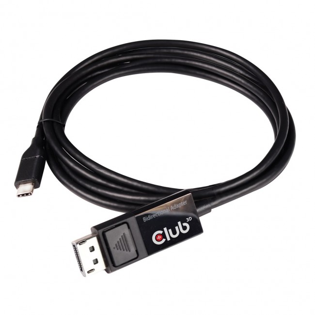 CLUB3D USB Type C Cable to DP 1.4 8K60Hz M/M 1.8m/5.9ft CLUB3D USB Type C Cable to DP 1.4 8K60Hz M/M 1.8m/5.9ft