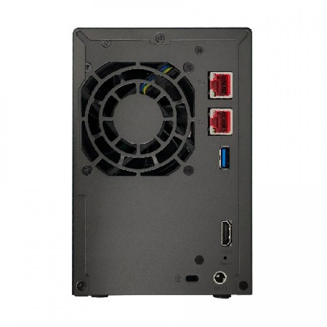 Asustor LOCKERSTOR 2 Gen2 + (AS6702T v2) NAS Desktop Intel Celeron N5105 4 GB DDR4 0 TB ADM Black