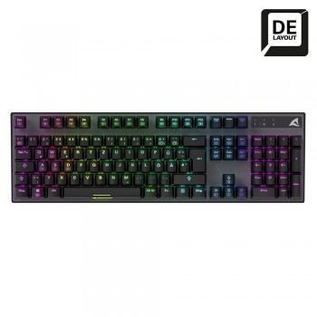 Sharkoon SKILLER SGK20 Red keyboard Gaming USB QWERTZ German Black