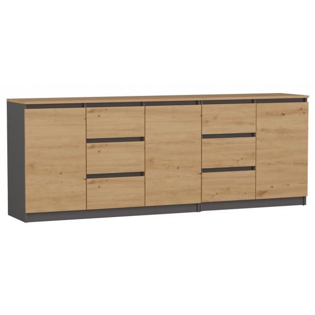 Topeshop COSTA ANT/ART BA KPL chest of drawers