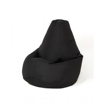 Sako bag pouffe Pear black L 105 x 80 cm