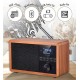 Adler AD 1184 radio Portable Digital Black, Wood