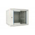 Extralink Rackmount cabinet 9U 600x600 AZH Gray wall mounted, swing type
