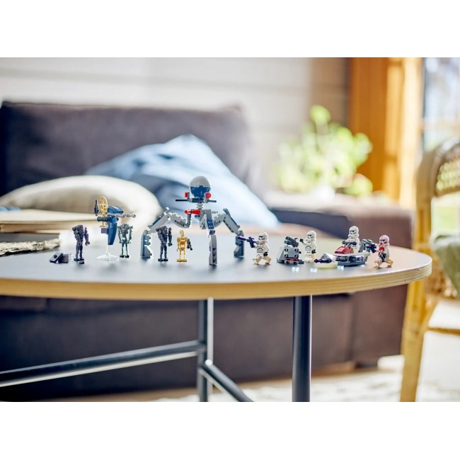 LEGO STAR WARS 75372 CLONE TROOPER & BATTLE DROID BATTLE PACK