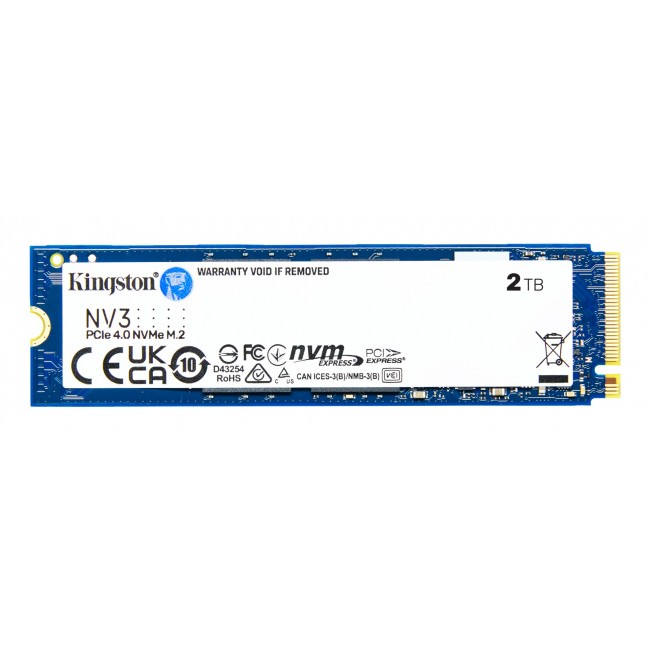 Kingston Technology 2000G NV3 M.2 2280 NVMe SSD Kingston Technology 2000G NV3 M.2 2280 NVMe SSD