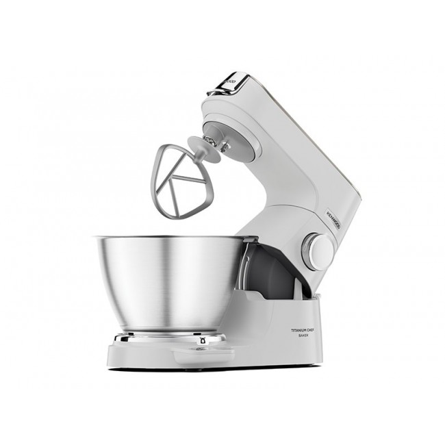 Kenwood KVC65.001WH food processor 1200 W 5 L Stainless steel, White Built-in scales