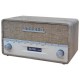 Denver DAB-36LW radio Portable Digital Brown, White