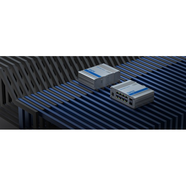 Teltonika TSW210 network switch Unmanaged Gigabit Ethernet (10/100/1000) Aluminium