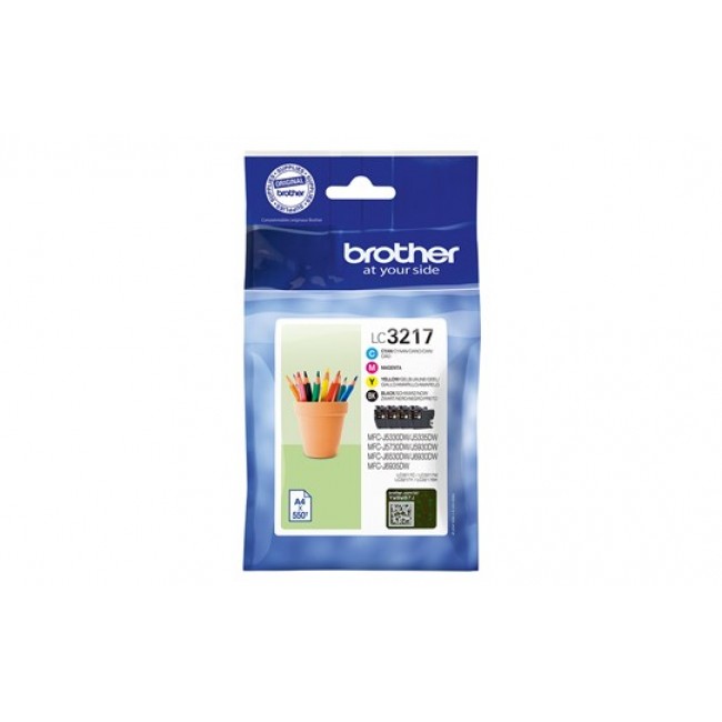 Brother LC-3217 ink cartridge Original Black, Cyan, Magenta, Yellow Brother LC-3217 ink cartridge Original Black, Cyan, Magenta, Yellow