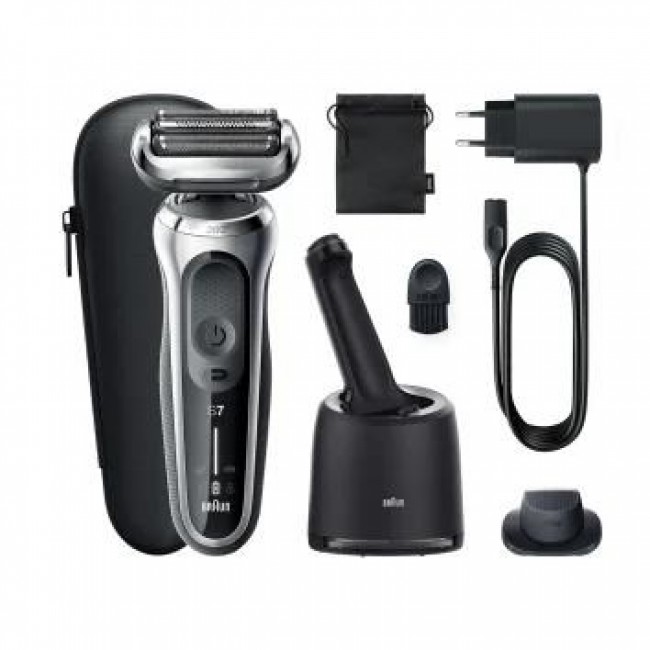 Braun Series 7 71-S7200cc Foil shaver Trimmer Black, Silver Braun Series 7 71-S7200cc Foil shaver Trimmer Black, Silver