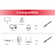 Equip Cat.6A Platinum S/FTP Patch Cable, Black, 0.5m, 10pcs/set