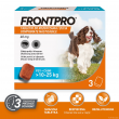 FRONTPRO Flea and tick tablets for dog ( 10-25 kg) - 3x 68mg