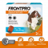 FRONTPRO Flea and tick tablets for dog ( 10-25 kg) - 3x 68mg