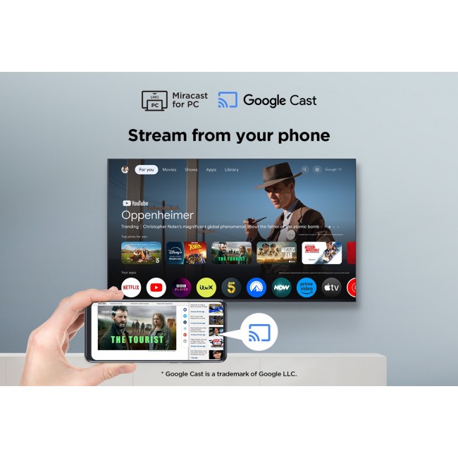 TCL P7K 43P7K TV 109.2 cm (43