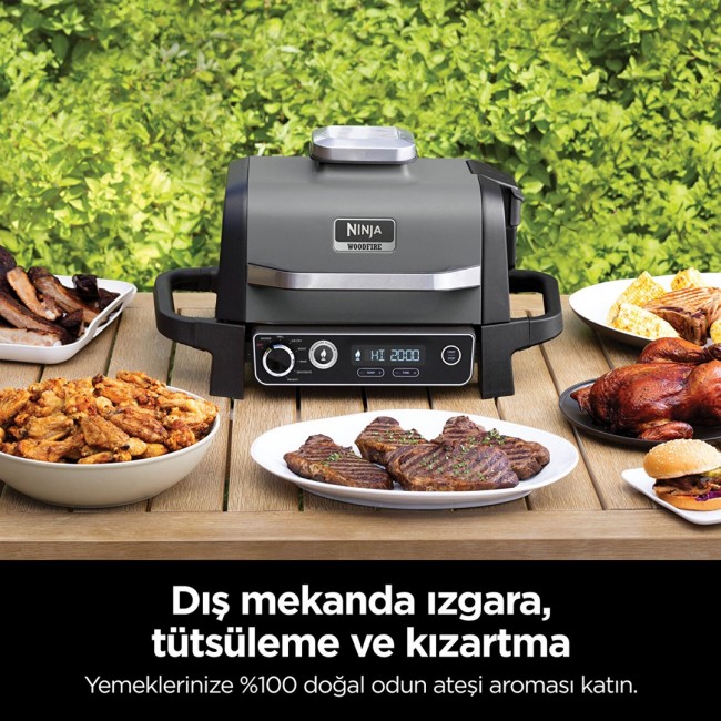 Ninja Woodfire Outdoor Grill contact grill