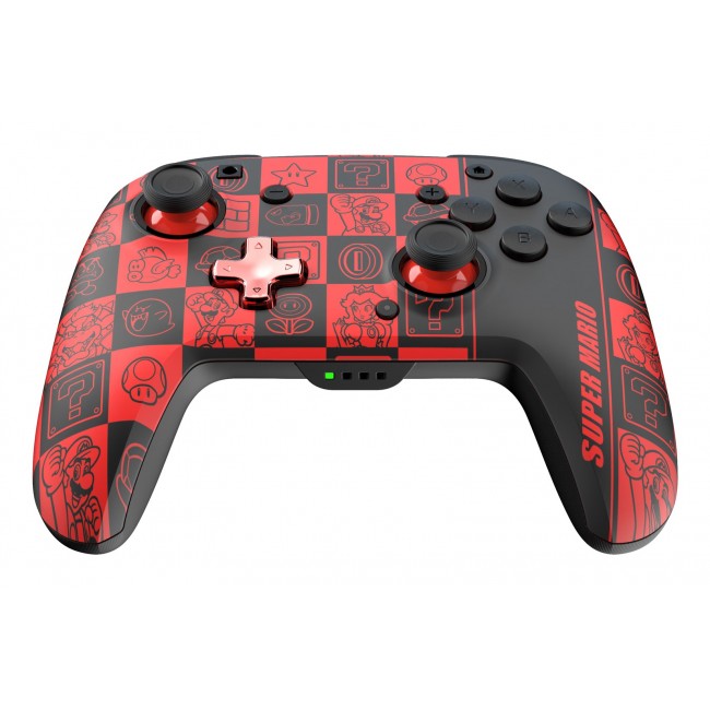 PDP REMATCH GLOW Black, Green, Red Gamepad Analogue / Digital Nintendo Switch, Nintendo Switch OLED