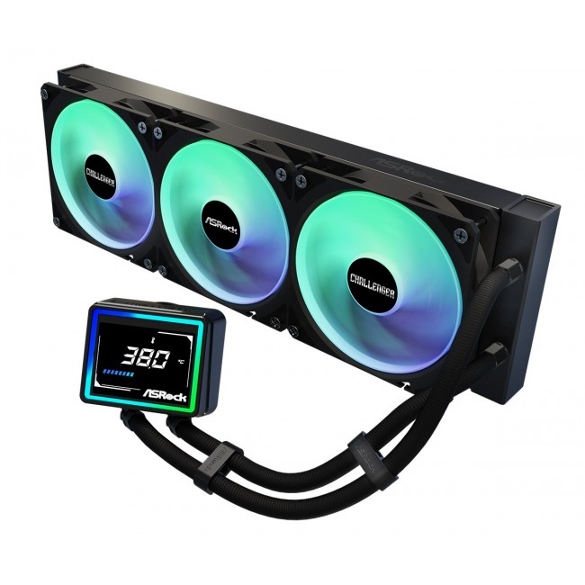 Asrock Challenger 360 Digital Processor Liquid cooling kit 12 cm Black Asrock Challenger 360 Digital Processor Liquid cooling kit 12 cm Black