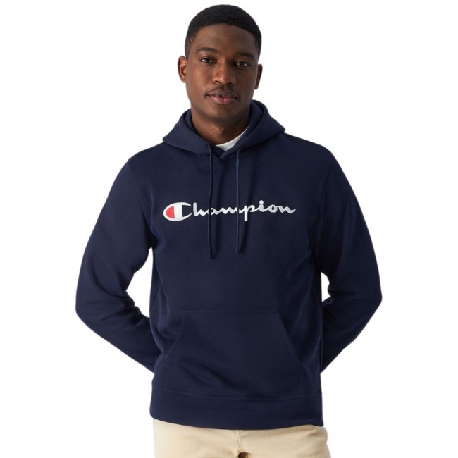 Men's Champion Hooded Sweatshirt navy blue 220253 BS501 S