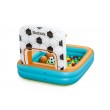Bestway Kick N Swish 3-in-1 Multi-Use Inflatable Ball Pit with 18 Play Balls