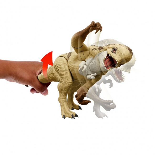 Jurassic World Rebirth Distortus Rex Action Figure, 22 Inch Rumble N Rampage Dinosaur Toy, 2 Attacks Jurassic World Rebirth Distortus Rex Action Figure, 22 Inch Rumble N Rampage Dinosaur Toy, 2 Attacks