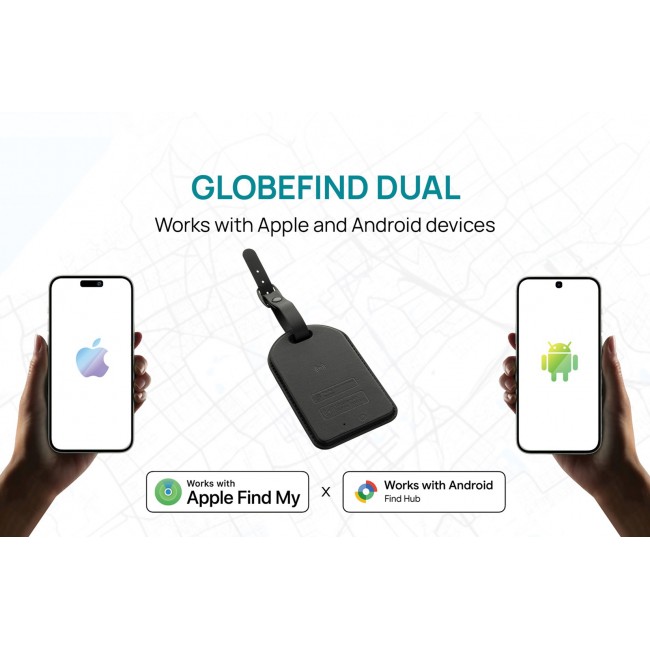 XD Connects Globefind Dual RCS Luggage Tracker Apple & Android Find (P301.5701)