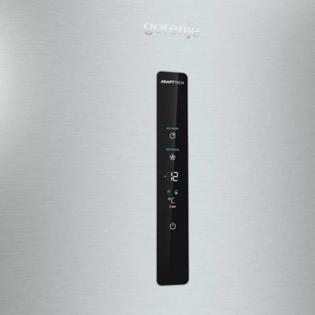 Gorenje NRK6192AXL4 fridge-freezer Freestanding 300 L E Grey