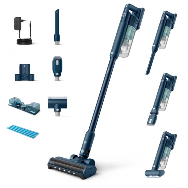 Philips 5000 series XC5141/01 stick vacuum/electric broom Battery Dry&wet Cyclonic Bagless Green, Sage