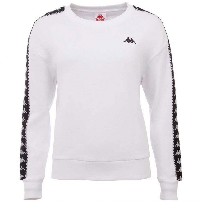 Kappa Women's Sweatshirt Ilary white 309068 11-0601 XL Kappa Women's Sweatshirt Ilary white 309068 11-0601 XL