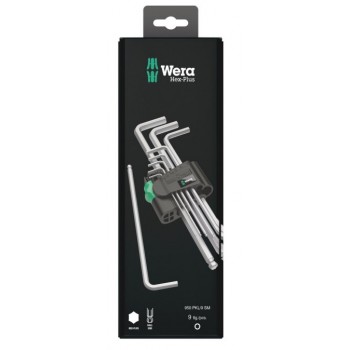 Wera 05073391001 hex key L-shaped hex key set Metric 9 pc(s)