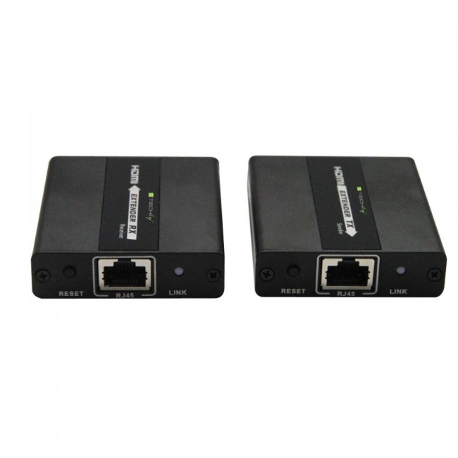 Techly IDATA EXT-E71 AV extender AV transmitter & receiver Black Techly IDATA EXT-E71 AV extender AV transmitter & receiver Black