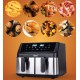 IDEAL Fat-free fryer, double horizontal 9L, 8 functions - including food drying IDEAL Fat-free fryer, double horizontal 9L, 8 functions - including food drying