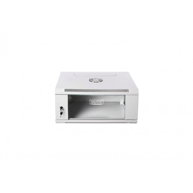 Digitus DN-W19 04U/450 rack cabinet 4U Wall mounted rack Light grey