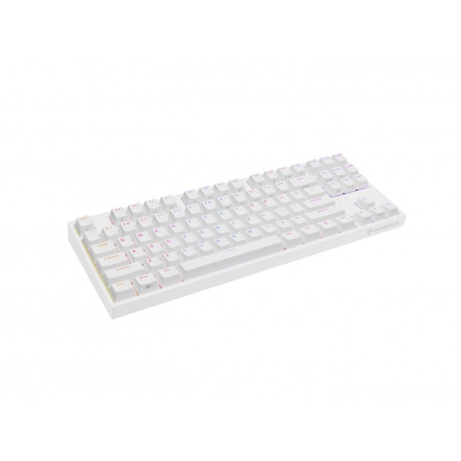 GENESIS Thor 404 TKL keyboard Gaming USB QWERTY US International White