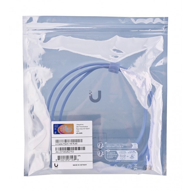 Ubiquiti UC-Patch-1M-RJ45 networking cable White Cat6