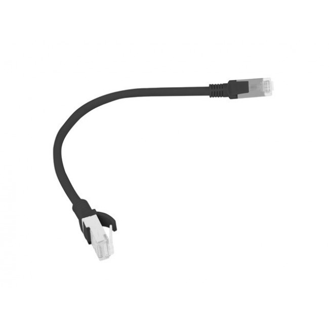 Lanberg PCU6-10CC-0025-BK networking cable Black 0.25 m Cat6 U/UTP (UTP)