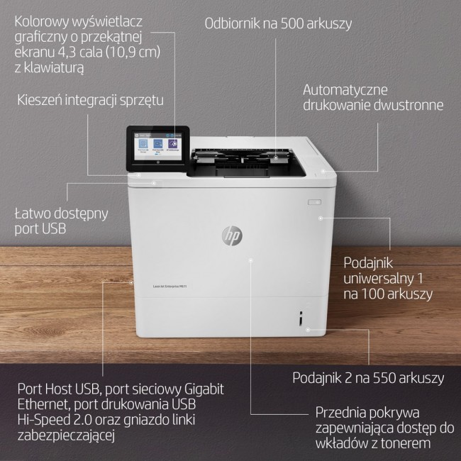 HP LaserJet Enterprise M611dn - printe