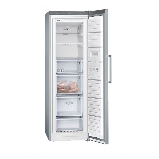 Siemens iQ300 GS36NVIEP freezer Upright freezer Freestanding 242 L Stainless steel