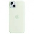 Silicone Apple case for iPhone 15 Plus Mint