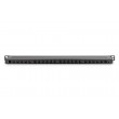 Digitus CAT 6, Class E High Density Patch Panel, shielded, black