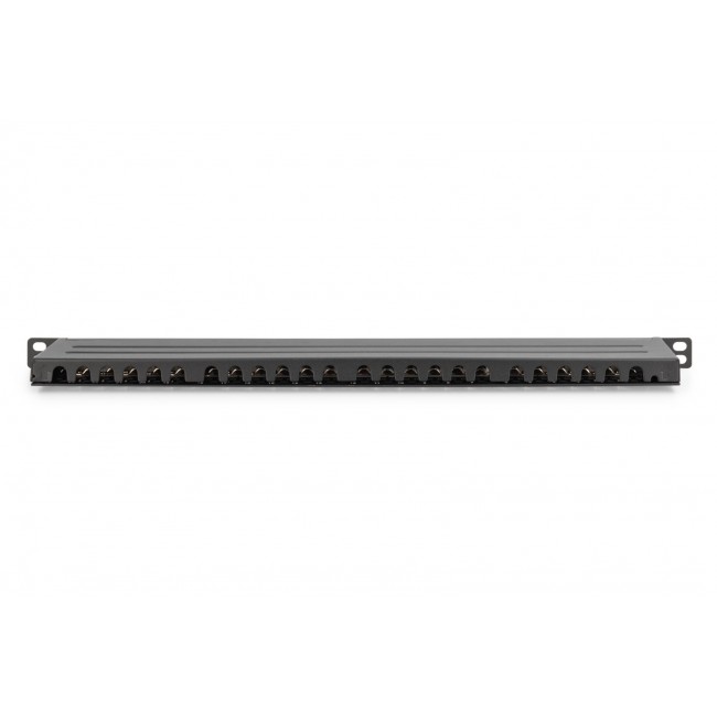 Digitus CAT 6, Class E High Density Patch Panel, shielded, black