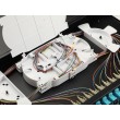 Equip 24-Port Fiber Optic Splice Box, SC Duplex, OM3, 1U, Equipped, Black