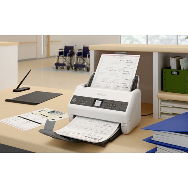 Epson DS-730N Sheet-fed scanner 600 x 600 DPI A4 Black, Grey Epson DS-730N Sheet-fed scanner 600 x 600 DPI A4 Black, Grey