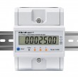 Qoltec 50980 Three-phase electronic meter with reset | DIN rail energy consumption meter | 400V | 100A | LCD | LED | 4P