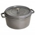 Cast iron pot round Staub - Graphite, 12.6 ltr