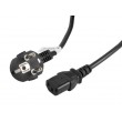 Lanberg CA-C13C-11CC-0050-BK power cable Black 5 m C13 coupler CEE7/7 Lanberg CA-C13C-11CC-0050-BK power cable Black 5 m C13 coupler CEE7/7